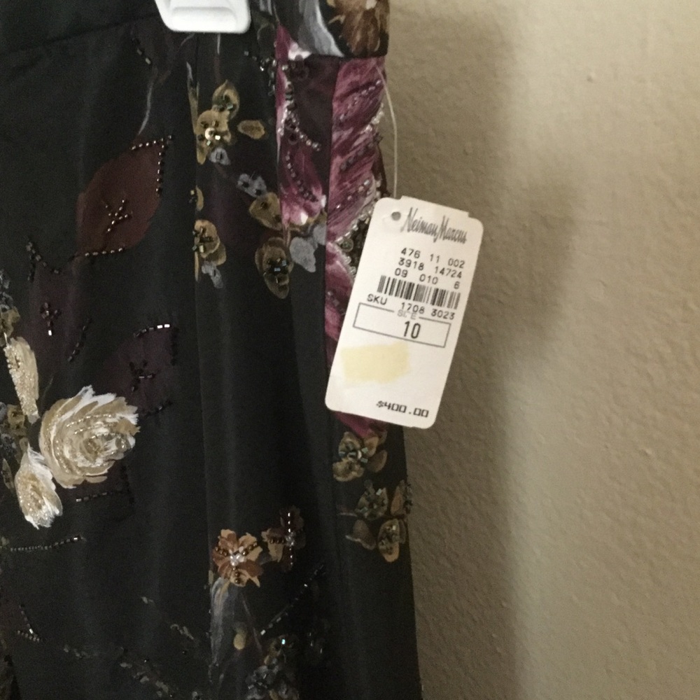 Vintage beaded floral formal skirt - Picture 4 of 4